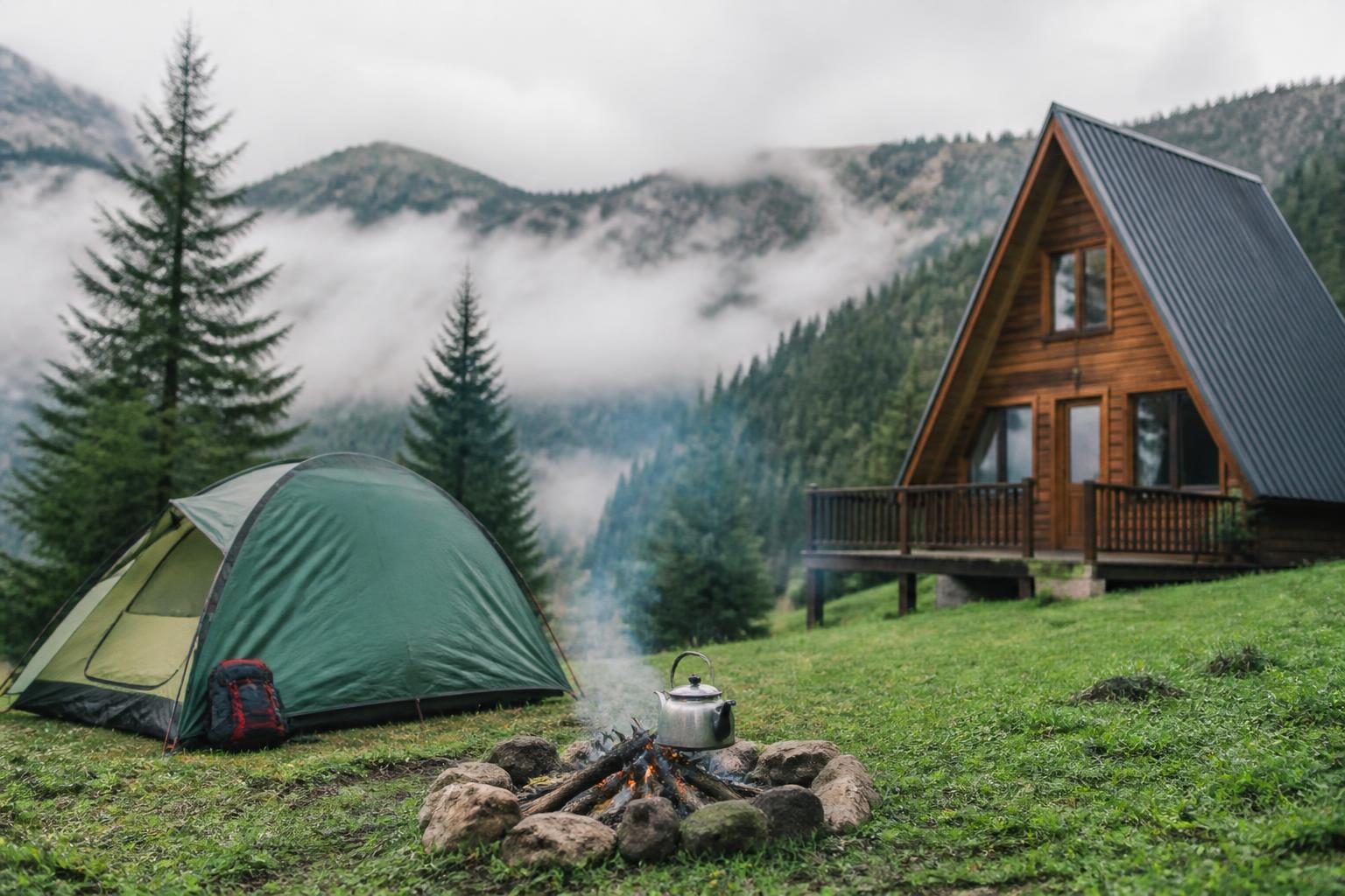 Karadeniz Yayla Tatilinde Kamp mı Bungalov mu? Konaklama Seçimi