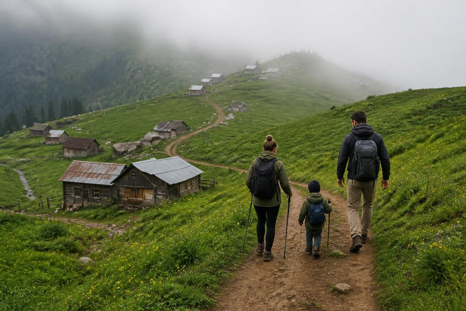 Rize’de Çocukla Yaylaya Çıkılır mı? Yol, Yürüyüş ve Günlük Rota Planı